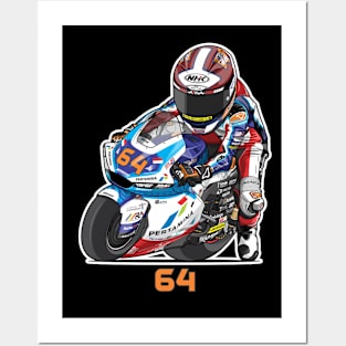 Bo Netherland Racer Cartoon Posters and Art